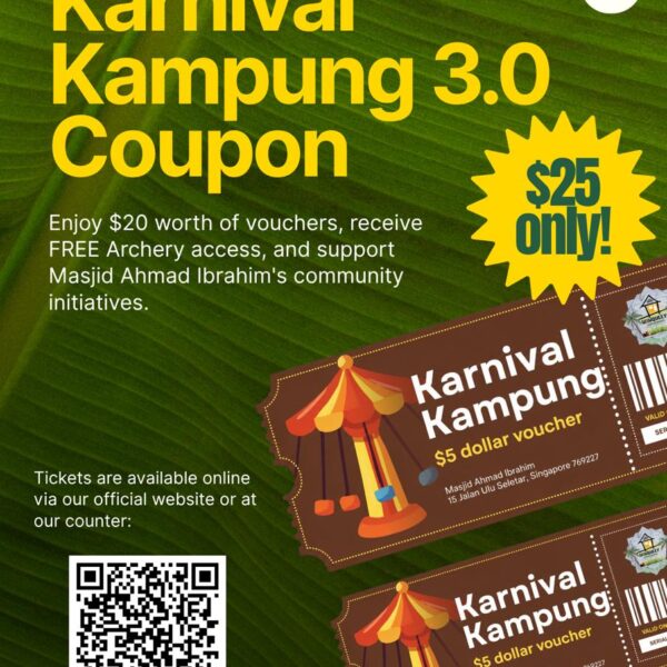 Coupons Karnival Kampung 3.0 “Kampung Values, Modern Relevance”